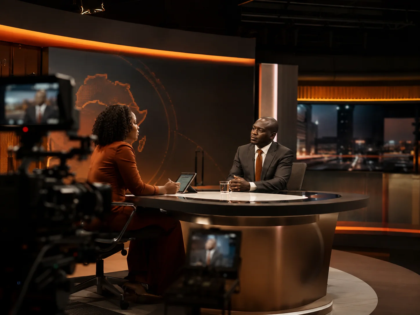 VOTAC interview and current affairs production